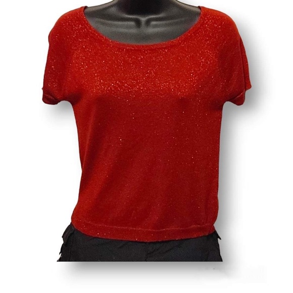 Reitmans Sparkly Red top - Picture 1 of 3